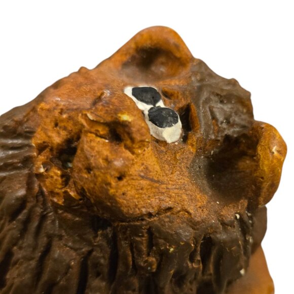 Vintage Lion Figurine AS IS 3 inch Zoo Wildlife Animal Figure - Picture 6 of 16